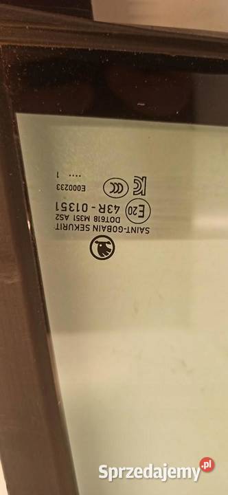 SKODA ENYAQ SZYBA DRZWI PRAWY TYŁ 5LE845214 osobowe