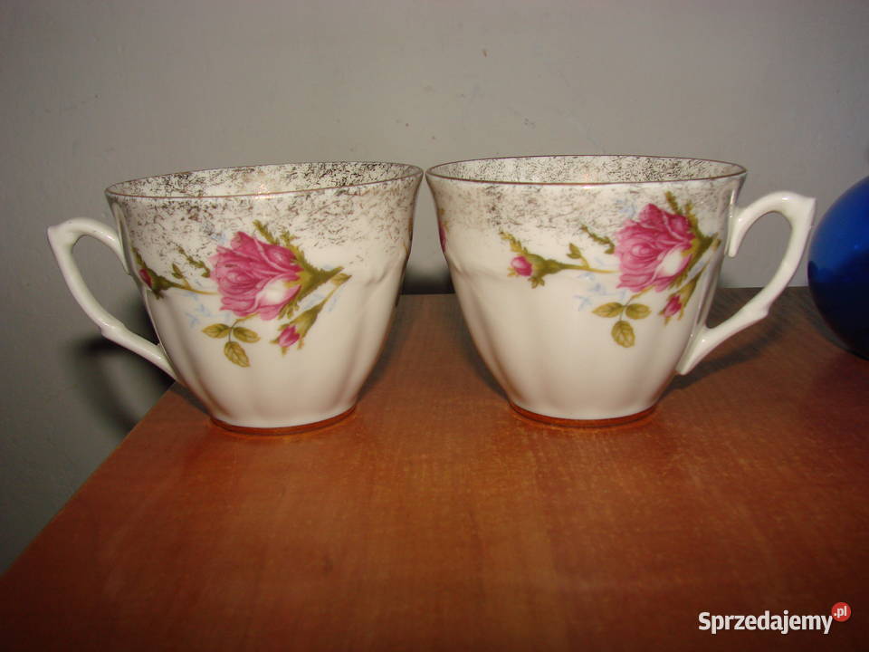 Wałbrzych porcelanowa filiżanka Róża Pruszcz Gdański