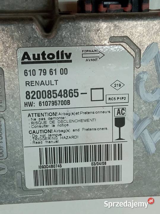 MODUŁ 8200854865 Renault Modus I 20042012 sprzedam