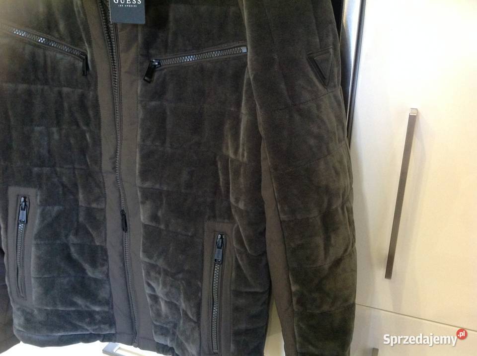 Kurtka Męska GUESS S Khaki NOWA Zimowa  Nowa Sól