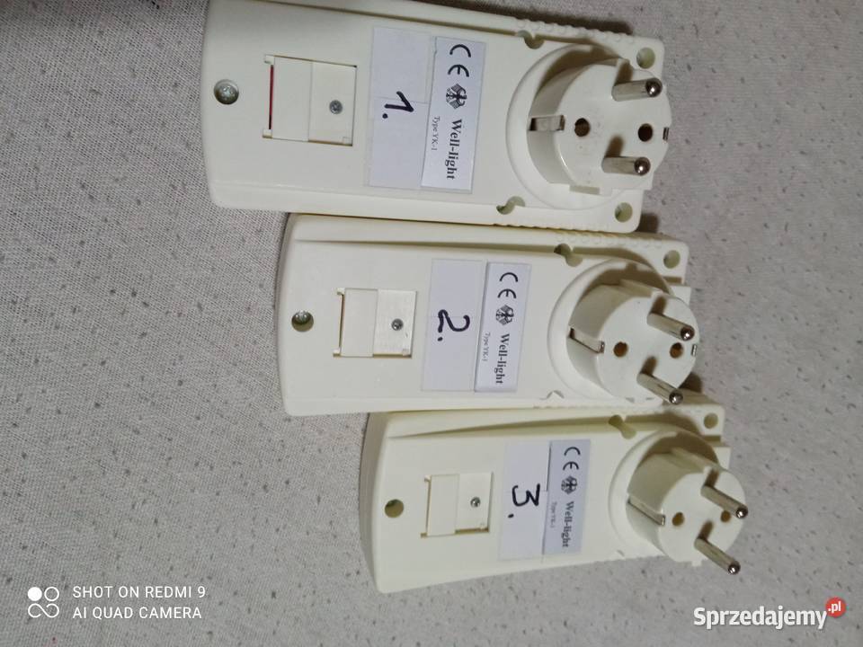 sprzedam gniazdka sterowanie pilotem komplet 3 Chorzów