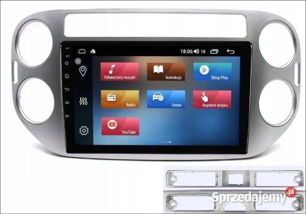 Radio Android 13 Volkswagan Tiguan 20192015 gps Radioodtwarzacze Ożarowice