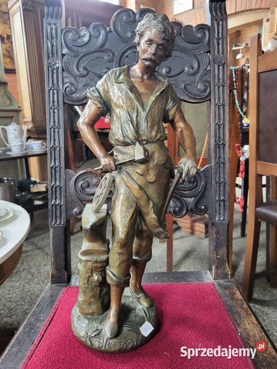 Figur kowala z cynkalu Rybnik