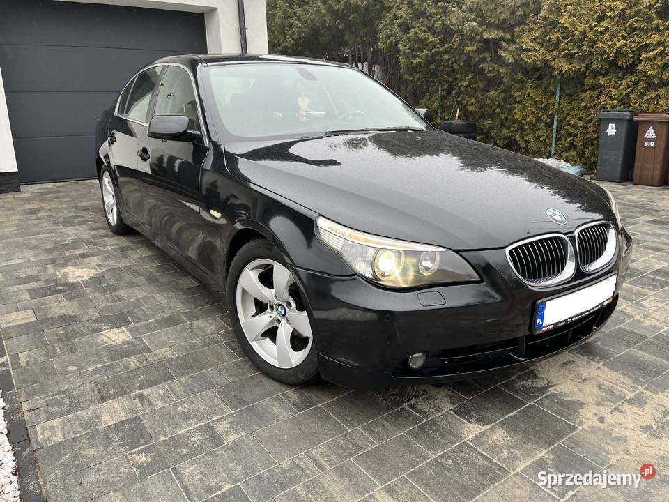 BMW E60 Czarna Sedan Zadbana
