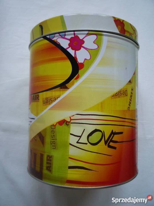 Duża puszka metalowa Design LOVE Unikat Nowa Szczecin