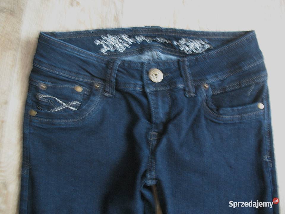 Spodnie jeans wyszczuplające 36 S biodra 90 Siedlce sprzedam