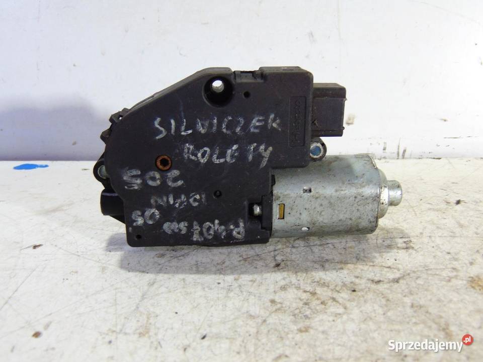SILNICZEK ROLETY BAGAŻNIKA 10 PIN PEUGEOT 407 SW