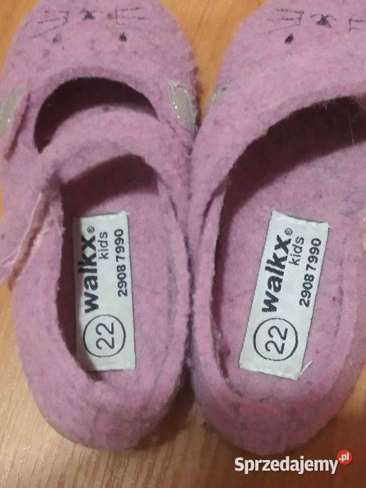 Walkx filcowe buciki balerinki króliki r 22 Balerinki kujawsko-pomorskie Wąbrzeźno