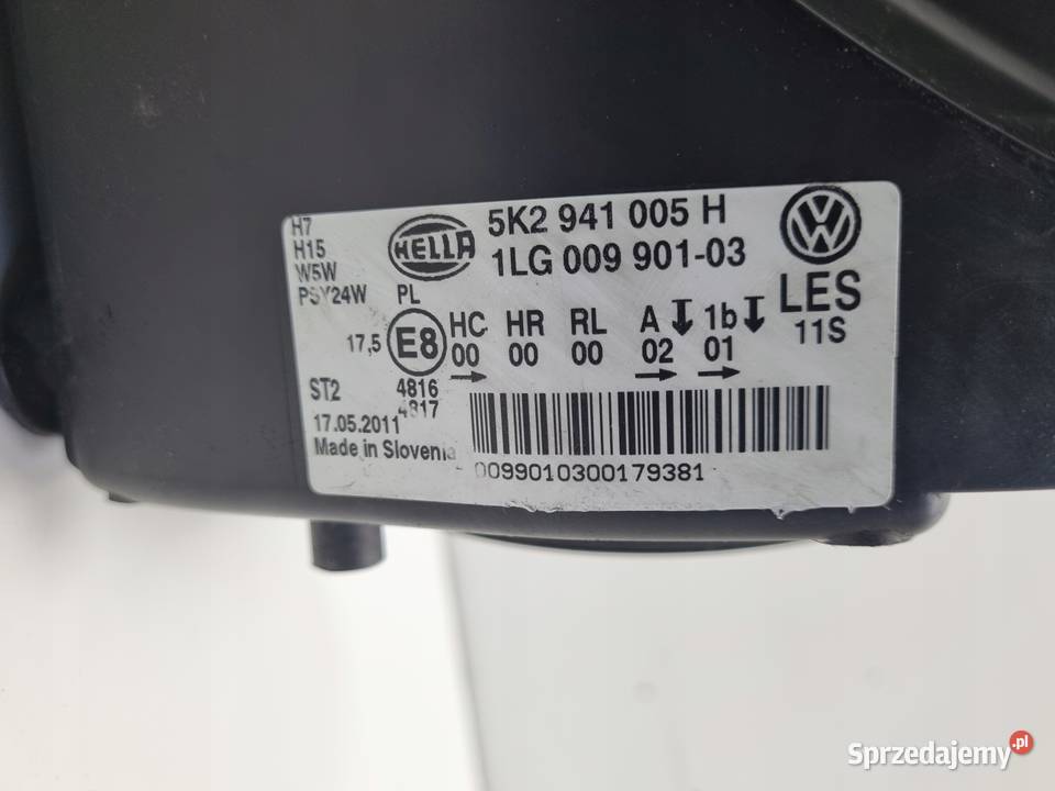 LAMPA LEWA VW Golf VI PRZEDNIA LEWY PRZÓD anglik Rudka