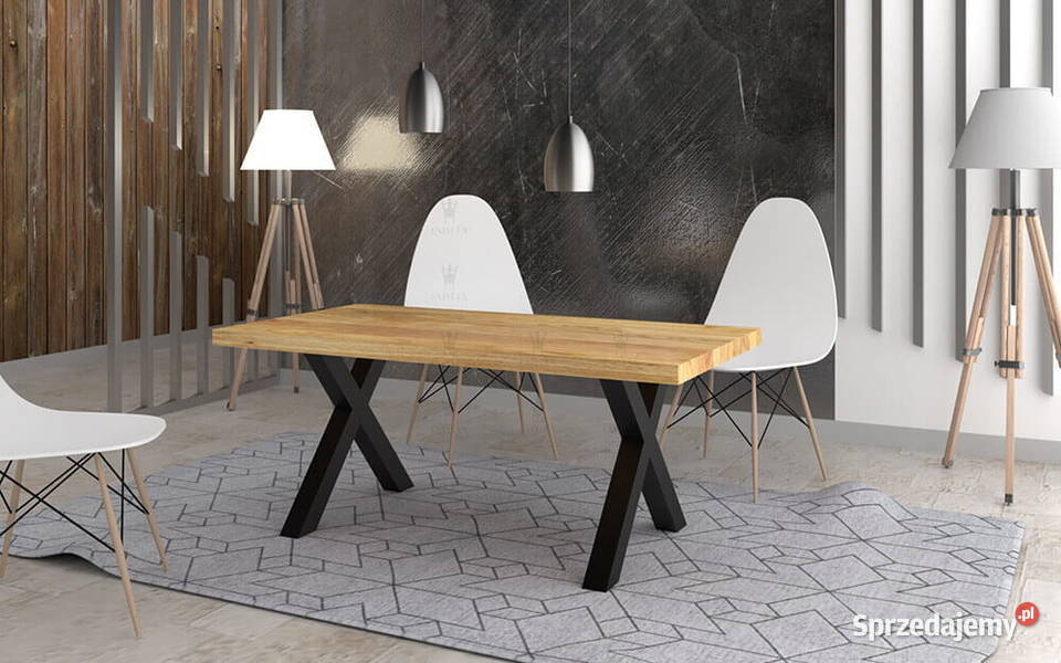 Stół Loftowy Industrial CARBON lubelskie