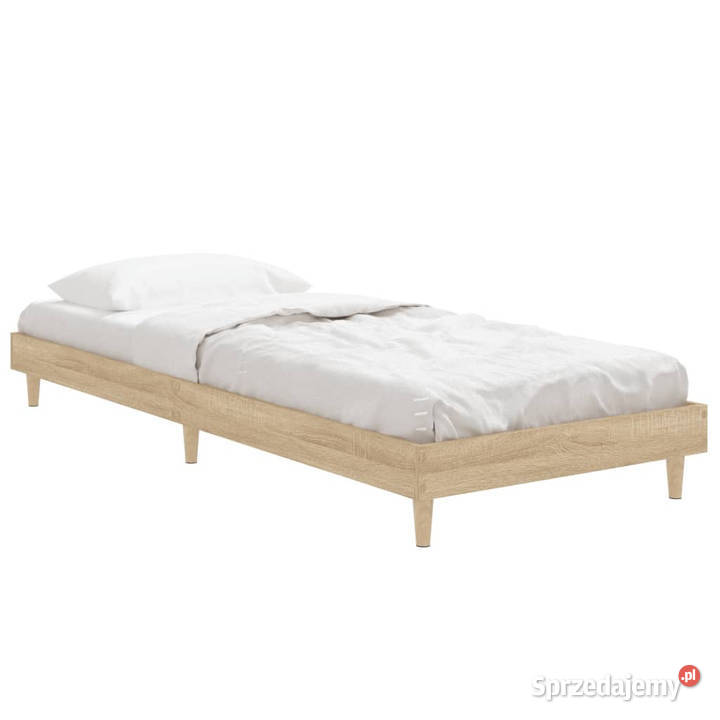 Łóżko bez materaca dąb sonoma 75x190 WM832104 mazowieckie Warszawa