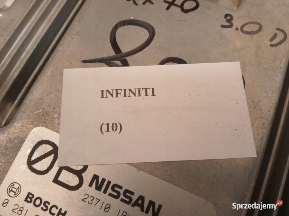 KOMPUTER STEROWNIK SILNIKA INFINITI V9X 30d Q70 Układ elektryczny silnika wielkopolskie Nowy Tomyśl sprzedam
