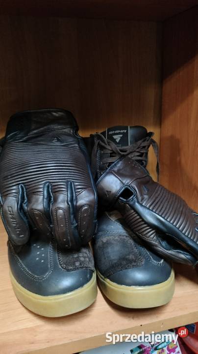 Set SHIMA BLake Buty 44 GWARANCJA 2027 Rękawice Motoryzacja
