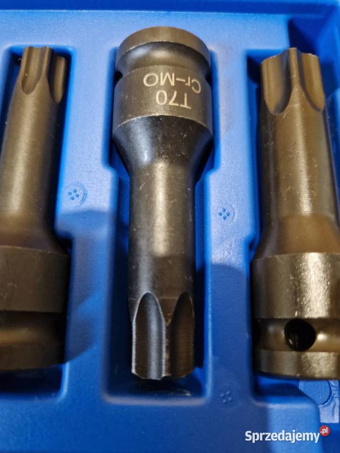 Zestaw 8 nasadek trzpieniowych do kluczy wielkopolskie Głogowa