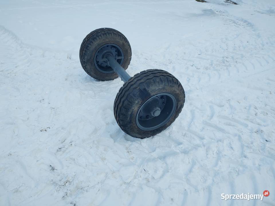 Oś z kołami 100 75 r15 do przyczepy jednoosiowej Sędziszów