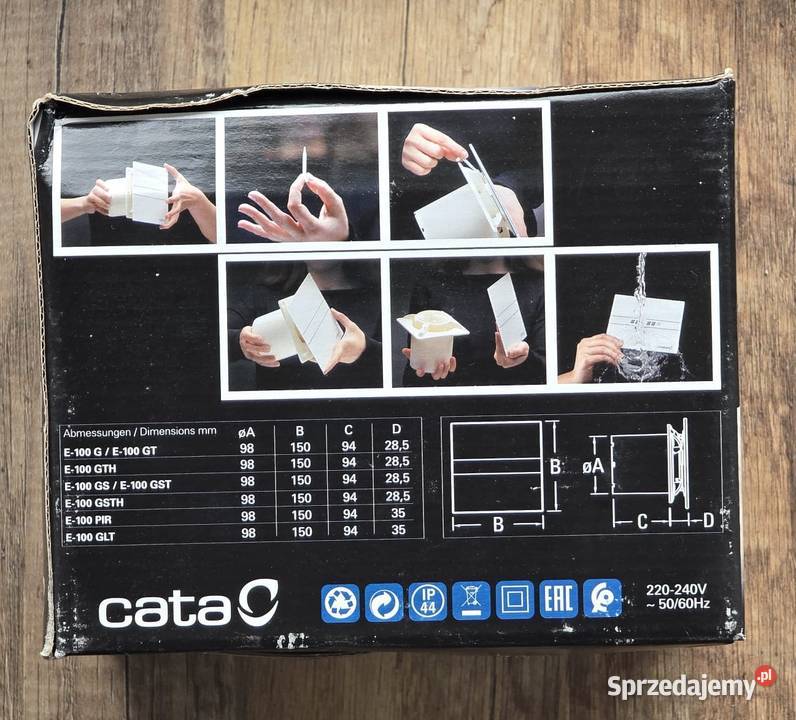 CATA E100 SENSOR PIR Intelig wentylator Krzeszowice