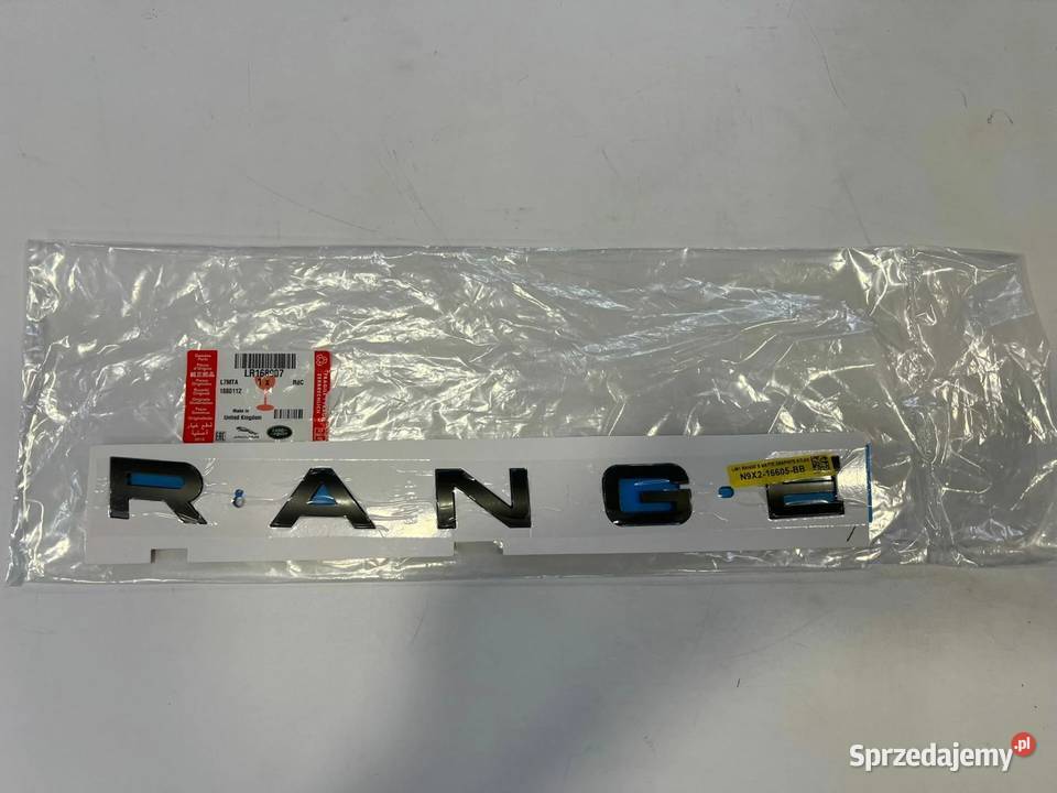 Emblemat znaczek Range Rover na maskę NOWY osobowe Listwy i nakładki Zagórowa