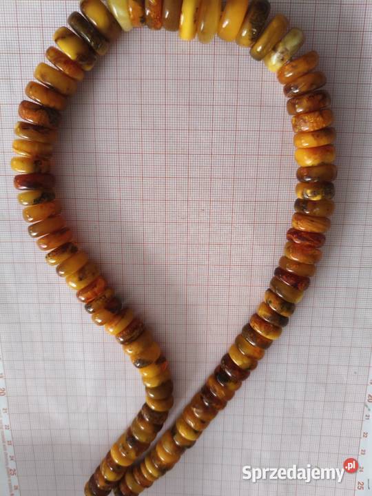 Naszyjnik Bursztyn Vintage