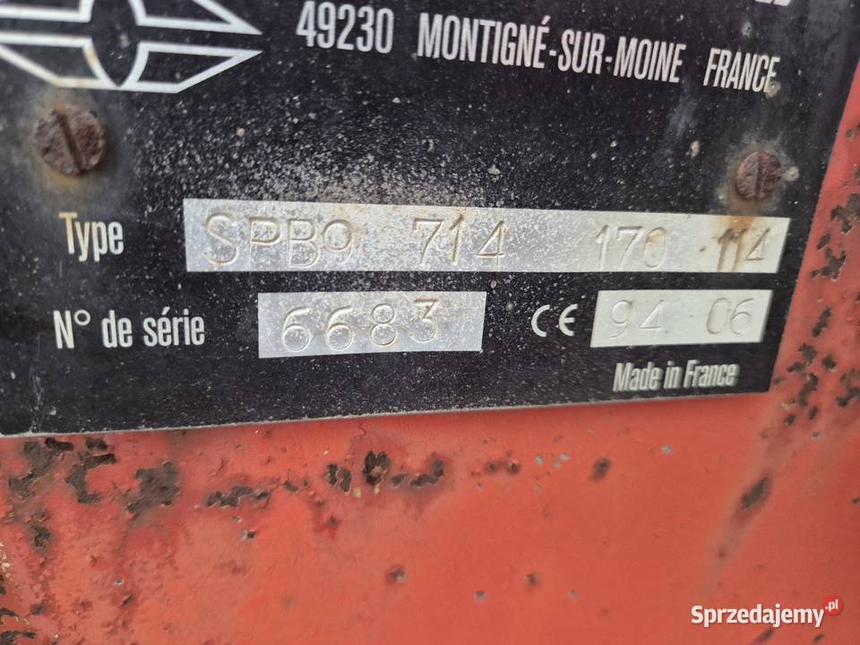 Pług 7 skib Gregoire Besson Siemiatycze