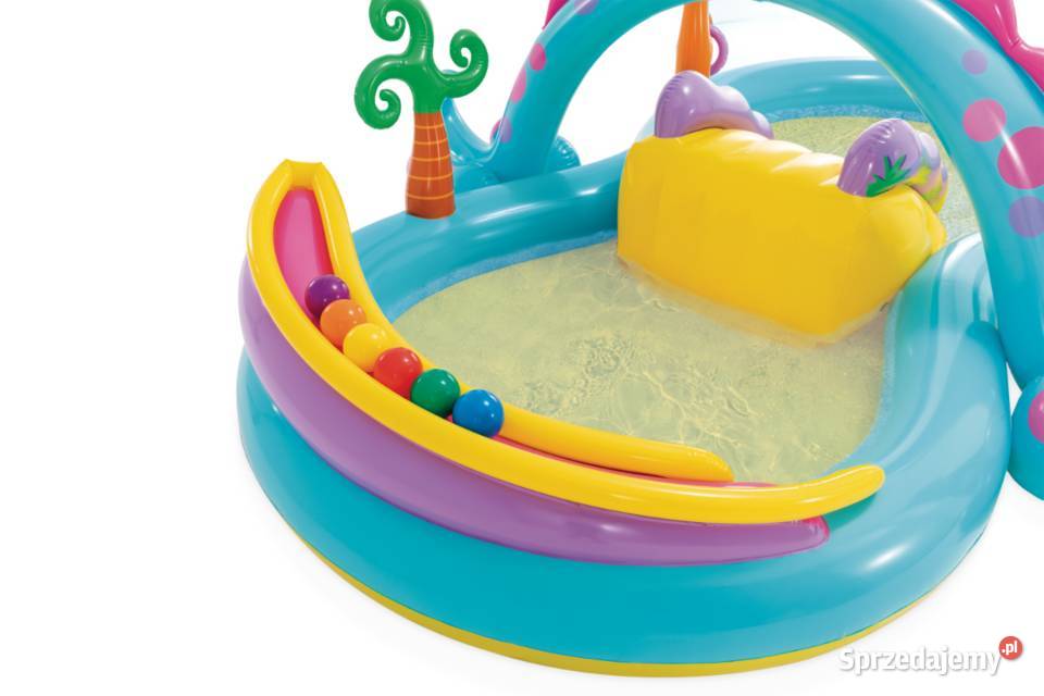 Wodny plac zabaw Dinoland zjeżdżalnia INTEX Poznań sprzedam