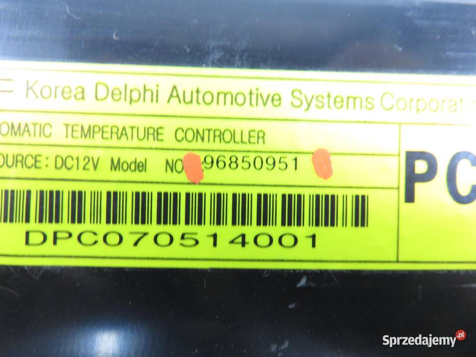 KLIMATRONIK OPEL ANTARA A L07 96850951