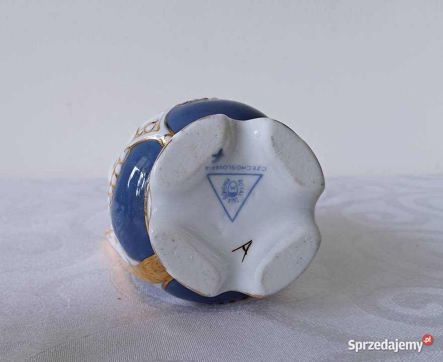 Porcelanowy wazonik Royal dux Bohemia lubuskie Strzelce Krajeńskie