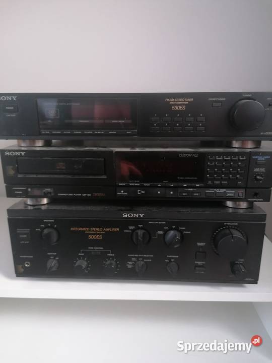 Zestaw wieża sony es Wzmacniacze i pokrewne Audio Rokitnica