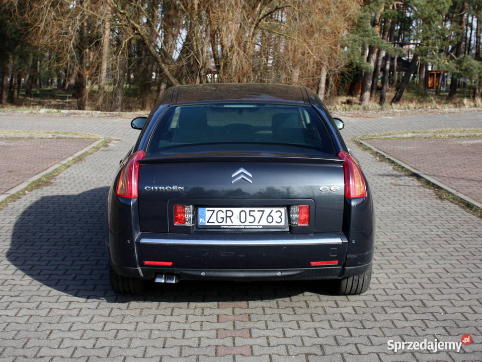 Citroen C6 22HDI skóra HUD zadbany zar w skórzana tapicerka