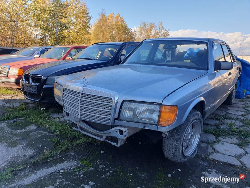 Mercedes W126 280SE na części Rok produkcji 1983 śląskie Pyskowice