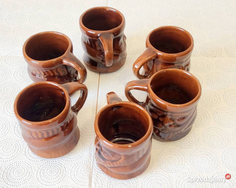 Filiżanki kpl 6 sztuk Porcelit lata 70 te PRL Porcelana i szkło Włodawa sprzedam