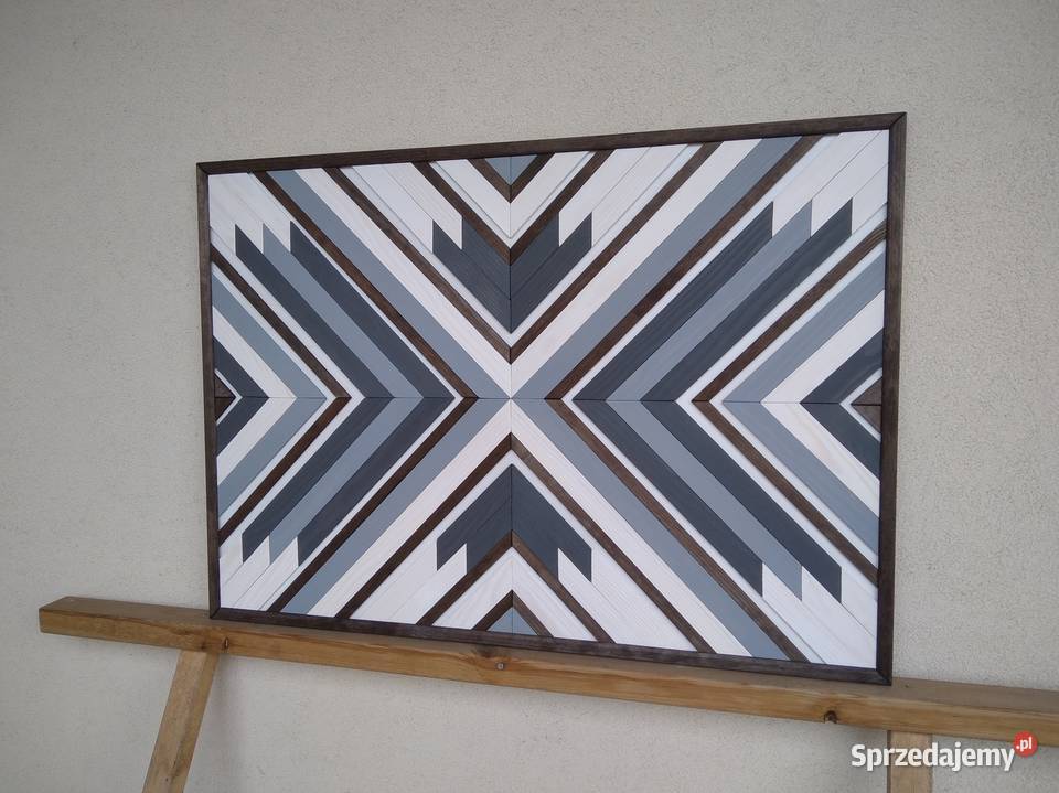 Obraz mozaika panel ścienny z drewna 64 x 90 Gdynia