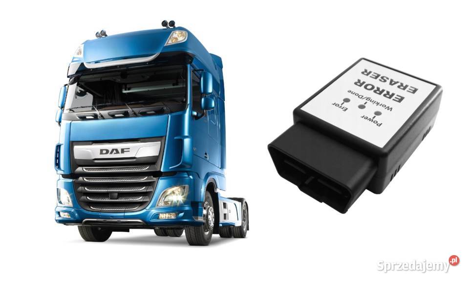 KASOWNIK BŁĘDÓW DAF XF106 RESETER OGRANICZENIA