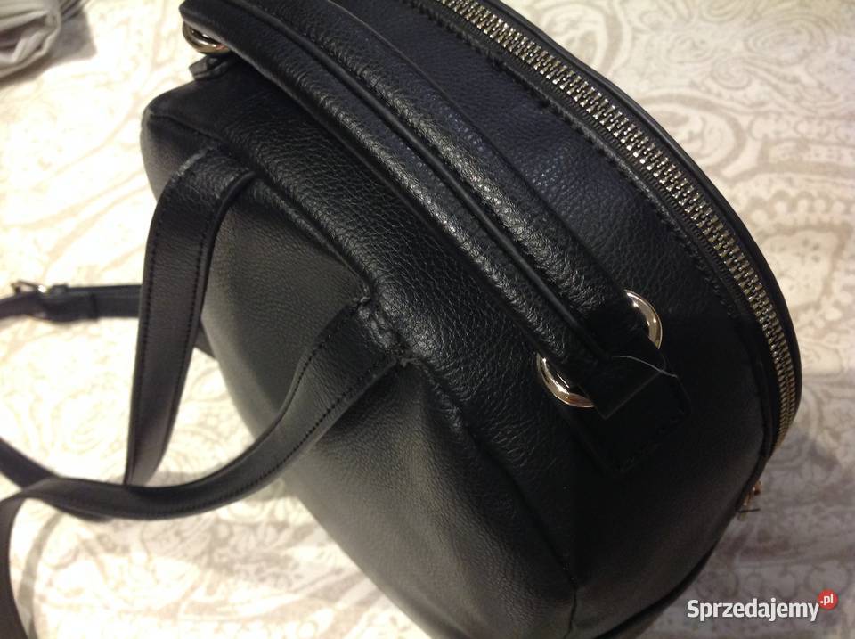Plecak Czarny Skórzany Damski AMISU Nowa Sól sprzedam
