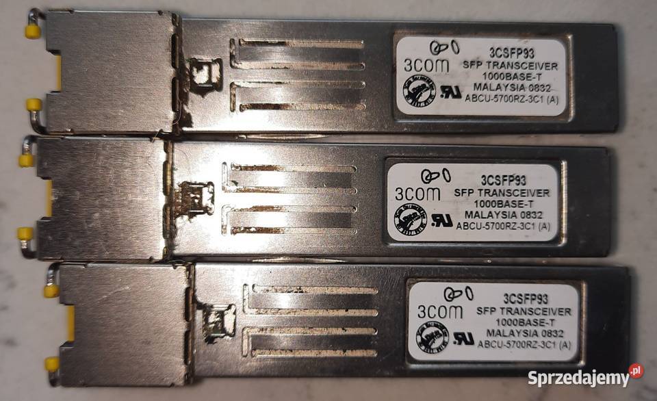 Transceivery HP3COMNETAPP Internet i komunikacja Warszawa sprzedam