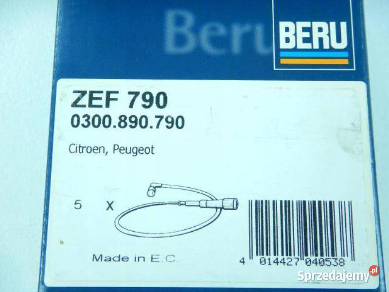 PRZEWÓD ZAPŁONOWY KOMPLET PEUGEOT 309 I II 16 19