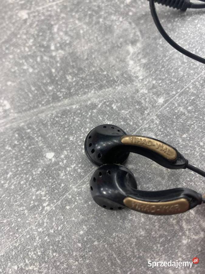 Słuchawki douszne czarne HIT podkarpackie