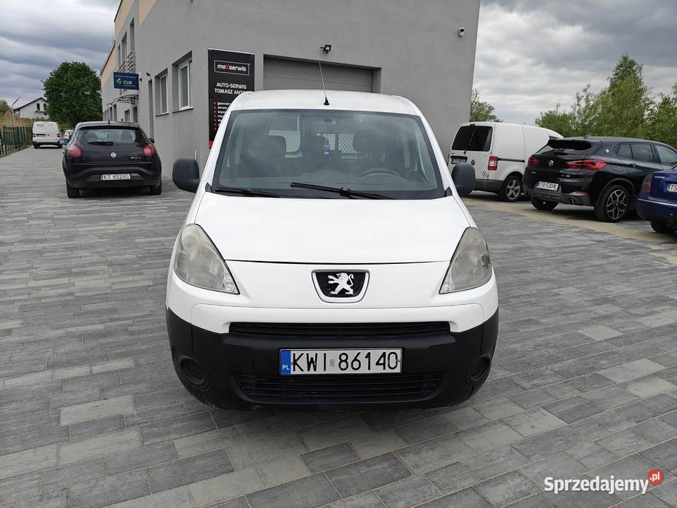 Peugeot partner 16hdi 3 osobowy hak holowniczy