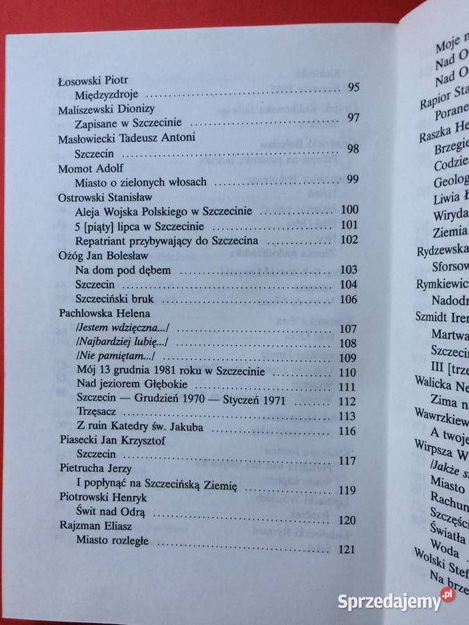 372 Wiersze I Poematy O Ziemi Szczecińskiej Szczecin