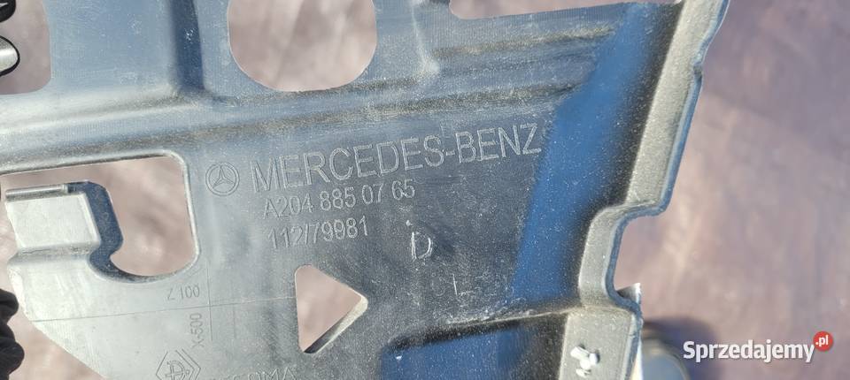 ŚLIZG ZDERZAKA LEWY PRZÓD MERCEDES C W204 osobowe Ruda Śląska