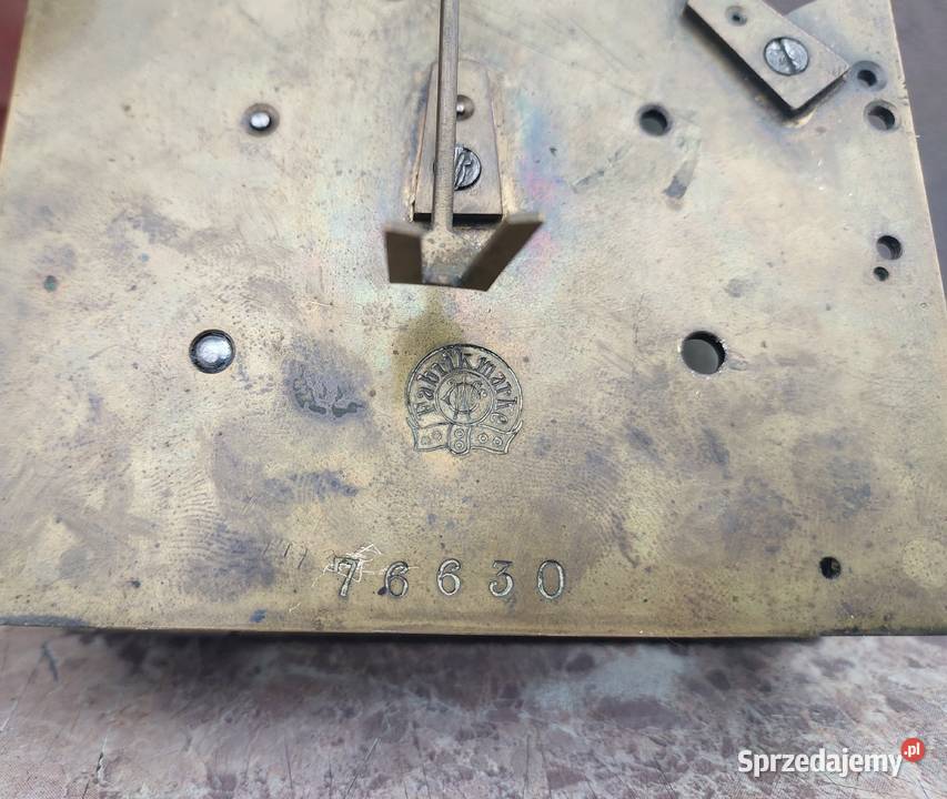 M107 Mechanizm starego zegara pełna płyta Carl pomorskie Tczew