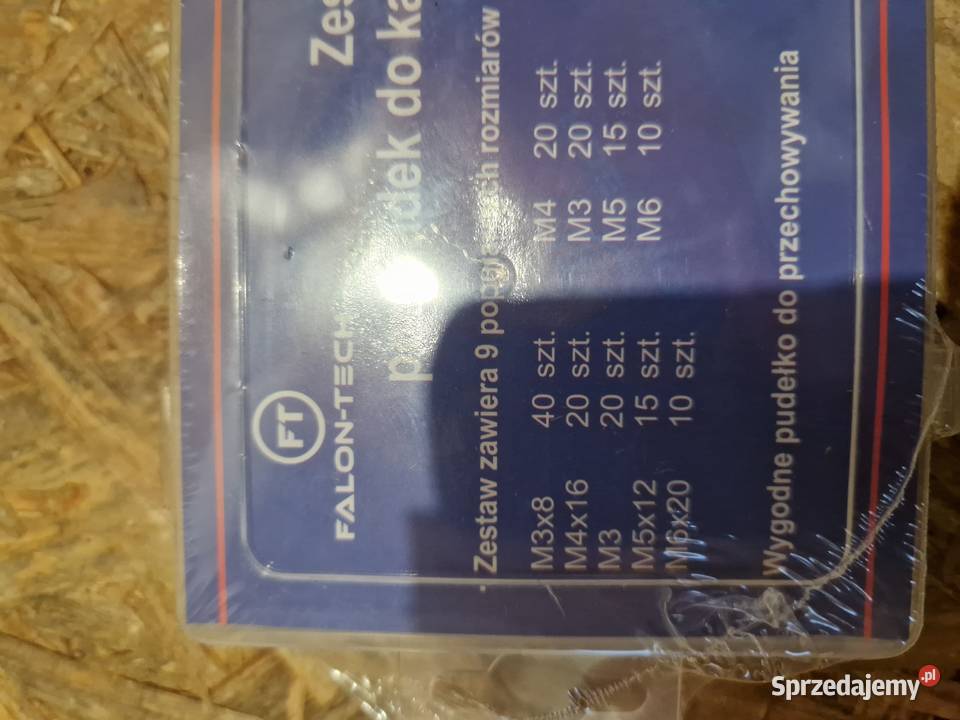 WKRĘTY I PODKŁADKI DO KAROSERII MIX ZESTAW 170