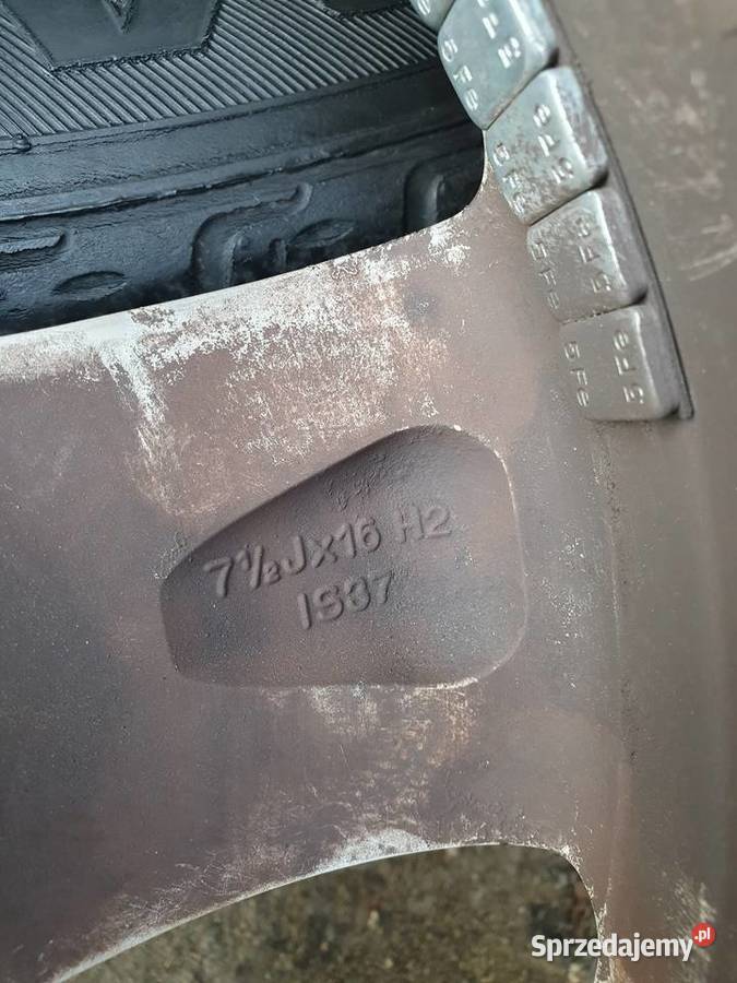 Koła lato felgi aluminiowe 5x120 22555r16 bmw Samochodowe dolnośląskie Ziębice sprzedam