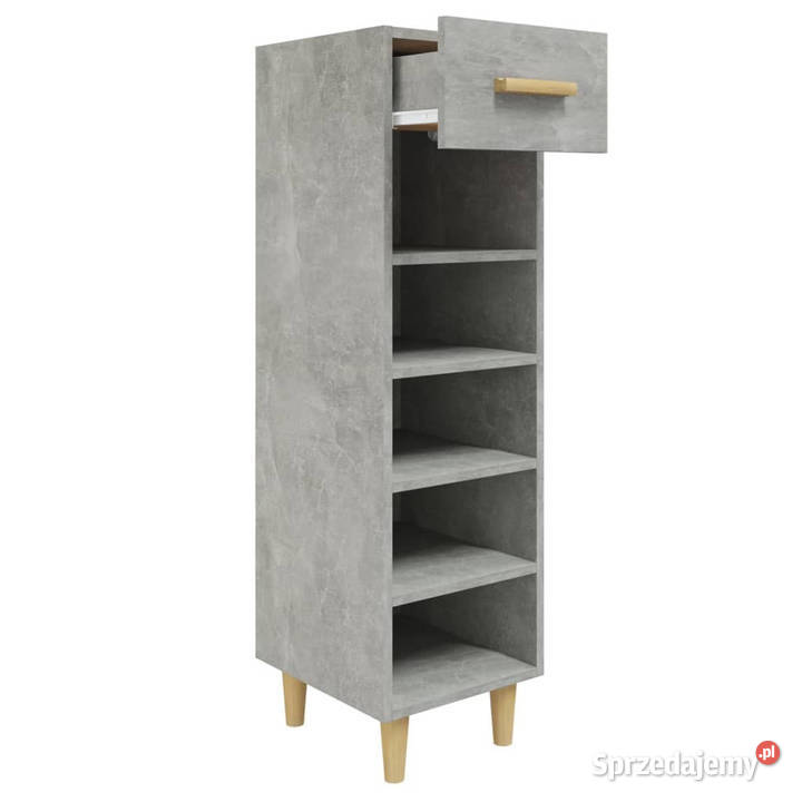 Szafka na buty szarość betonu 30x35x105 WM812802 Warszawa sprzedam