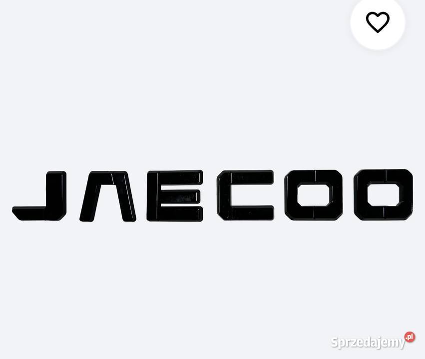 Jaecoo 7 znaczek czarny osobowe zachodniopomorskie Mrzeżyno