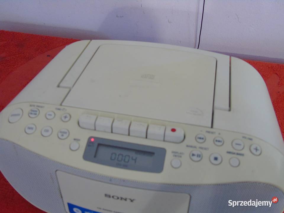 Radio odtwarzacz z CD i magnetofon Sony CFDS50 Jasło