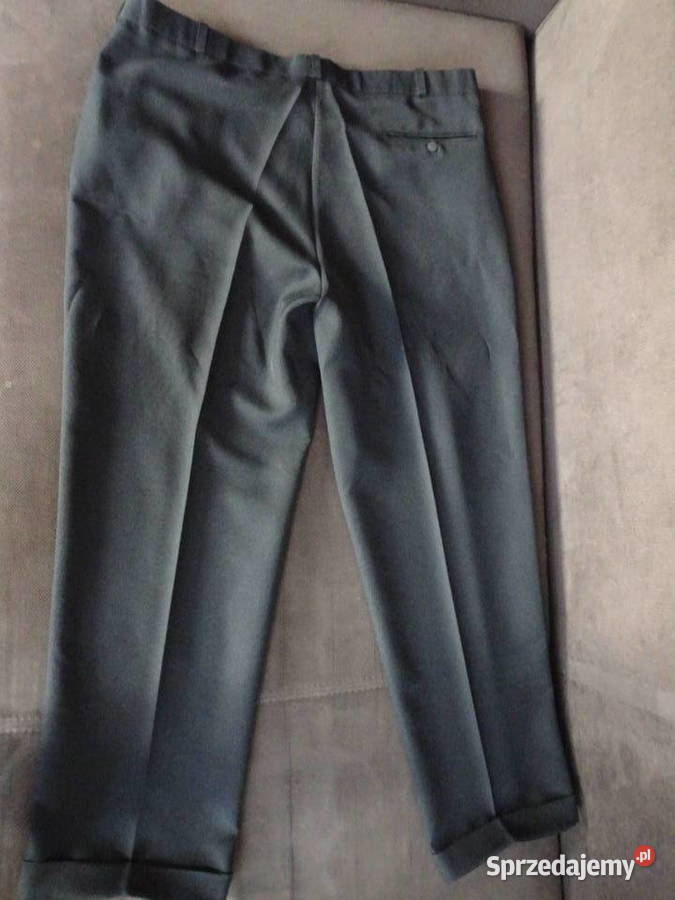 grafitowe spodnie garniturowe męskie rozmiar na mazowieckie Warszawa