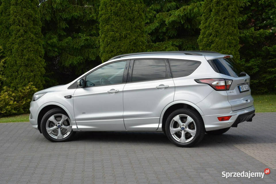Ford Kuga STLine Ambiente Skóry Czerwona nić Rok produkcji 2018 mazowieckie Ostrów Mazowiecka