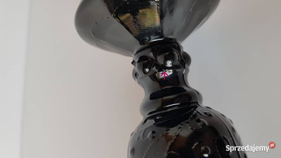 Mały wazon wazonik Kaszmir ok 15 Ząbkowice Porcelana i szkło