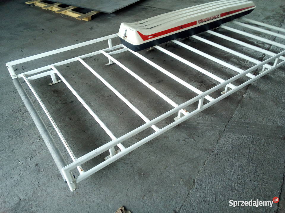 Bagażnik dachowy z boxem na vw t4 caravella stan Wałbrzych