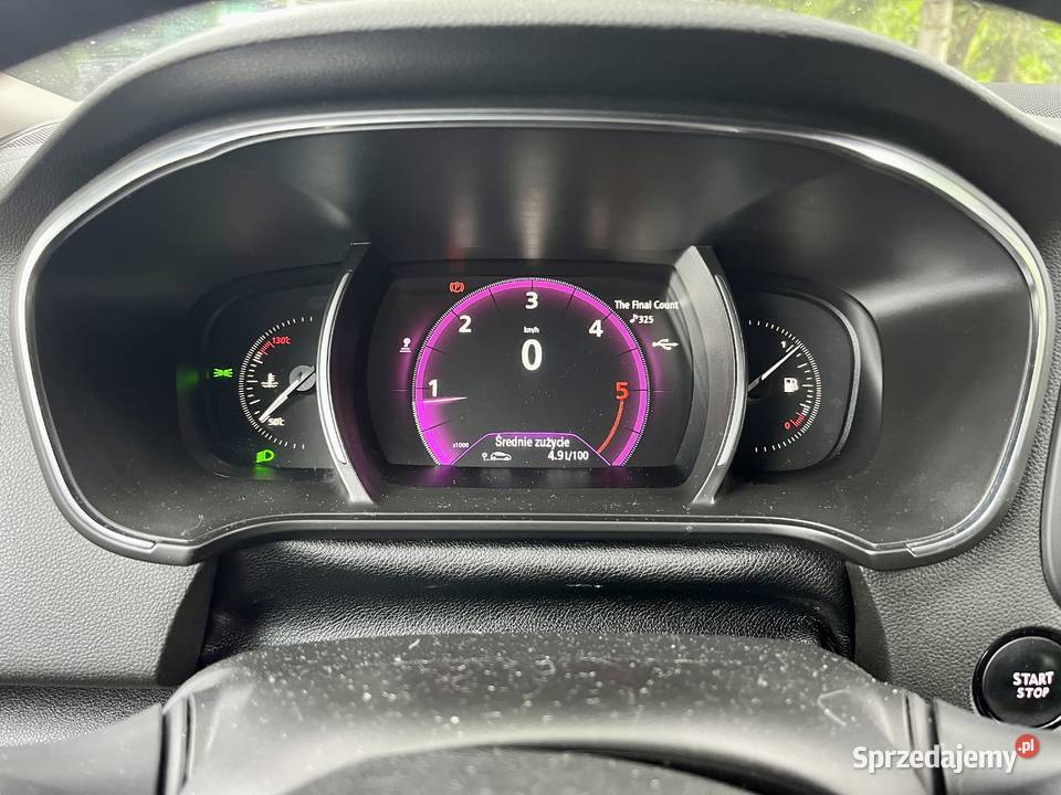 Renault Megane 15 dci 2016 welurowa tapicerka Megane
